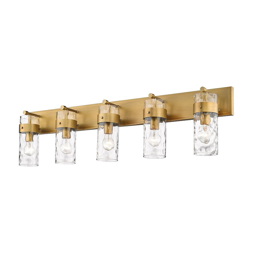 5 Light Bathroom Vanity Light, Clear