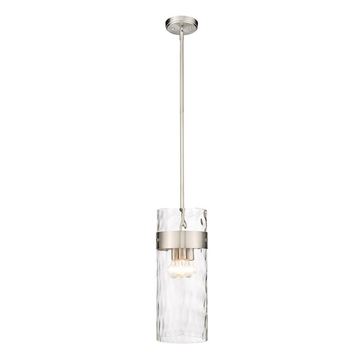 Z-Lite Fontaine 3 Light Pendant, Brushed Nickel/Clear - 3035P9-BN