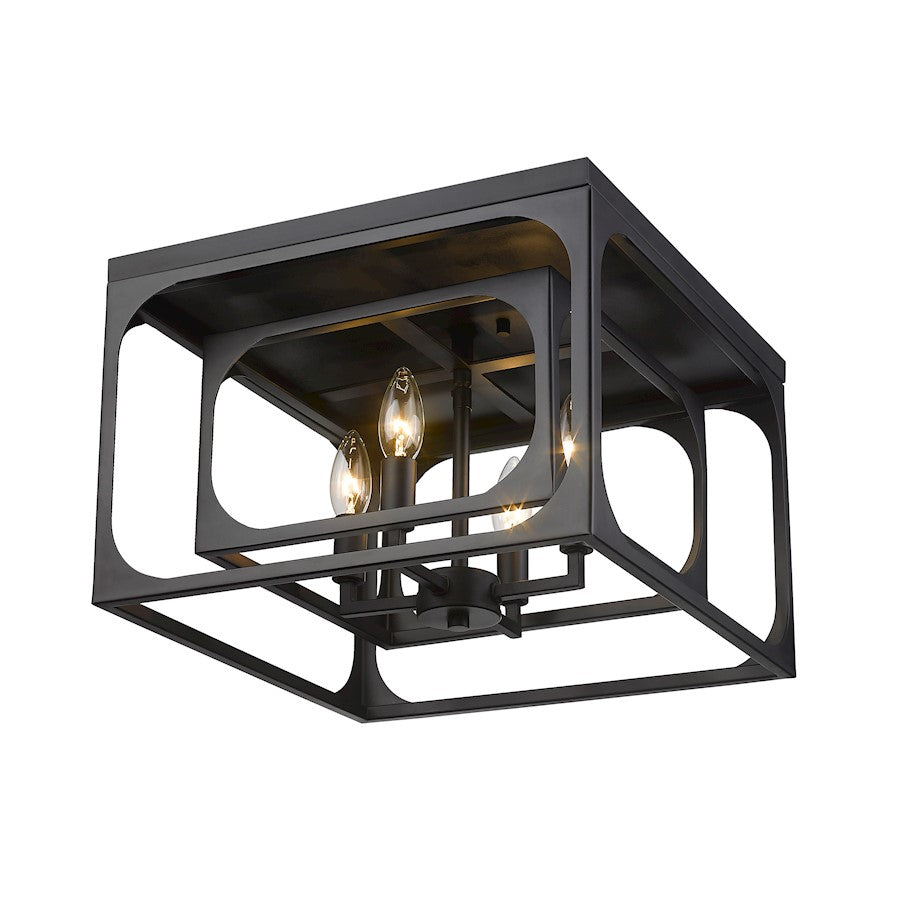 Z-Lite Easton 4 Light Flush Mount