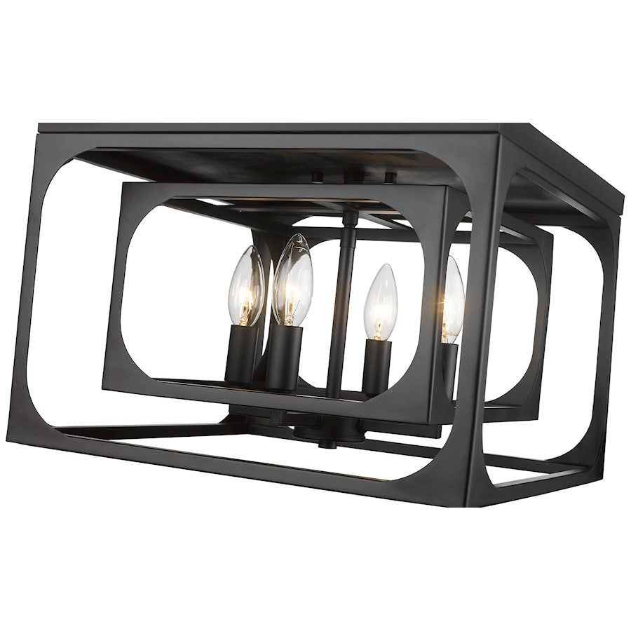 Z-Lite Easton 4 Light Flush Mount