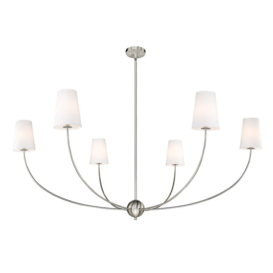 6 Light 62" Chandelier