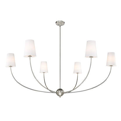 6 Light 62" Chandelier