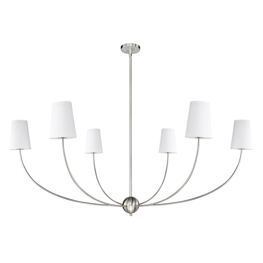 6 Light 62" Chandelier