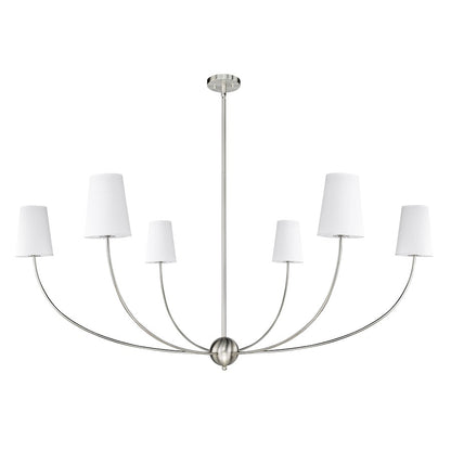 6 Light 62" Chandelier