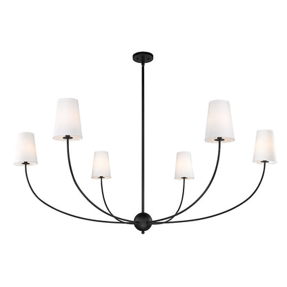 6 Light 62" Chandelier