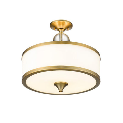 Z-Lite Cosmopolitan 3 Light Semi Flush Mount