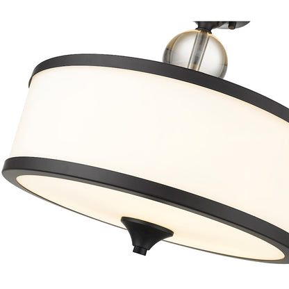 Z-Lite Cosmopolitan 3 Light Semi Flush Mount