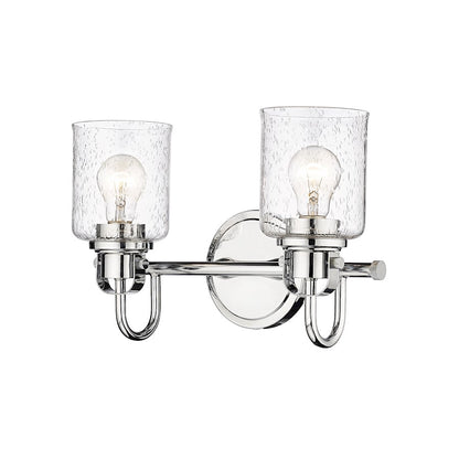 2 Light Bathroom Vanity Light, Clear