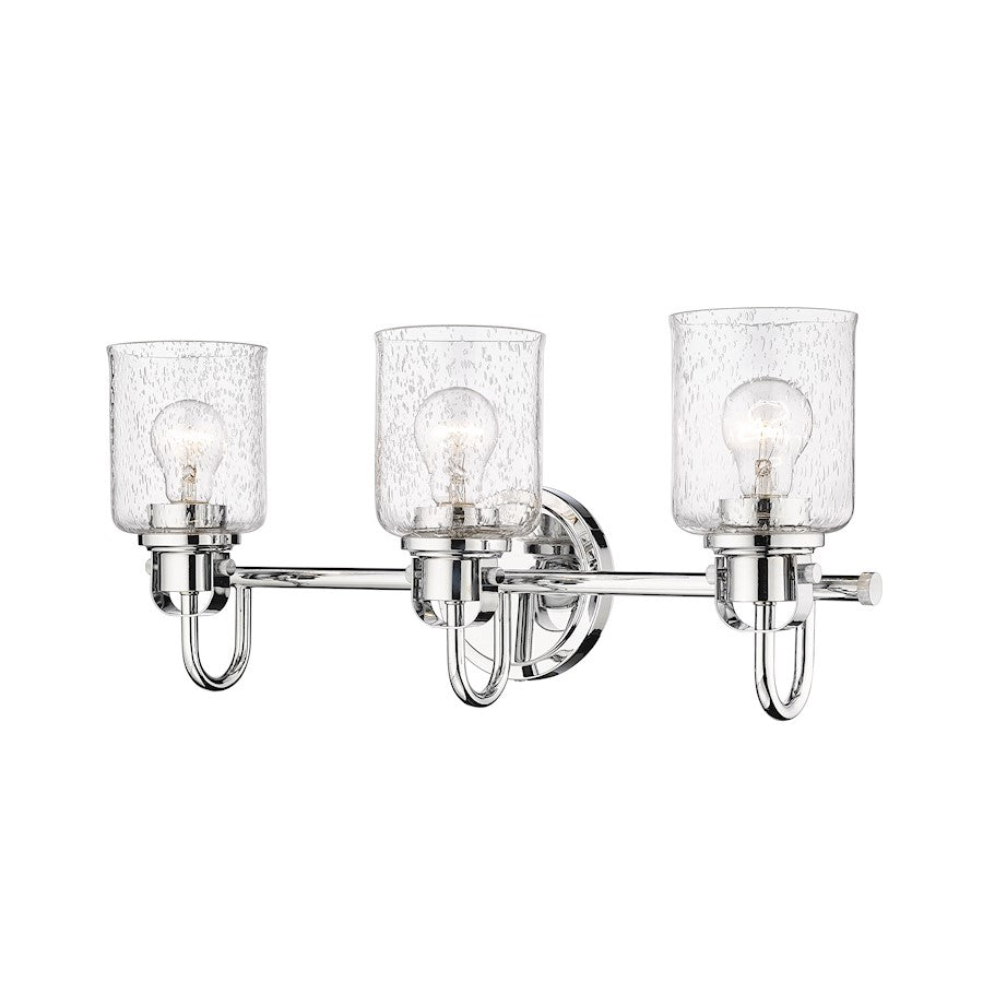 3 Light Bathroom Vanity Light, Clear