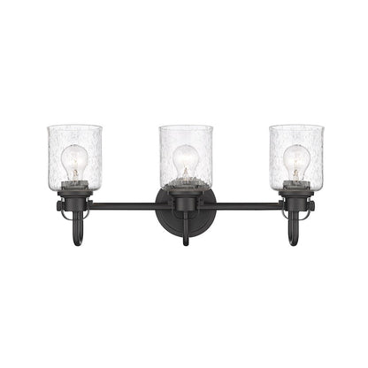 3 Light Bathroom Vanity Light, Clear