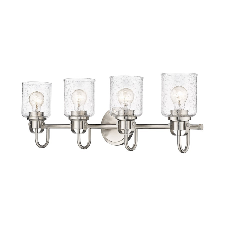 4 Light Bathroom Vanity Light, Clear