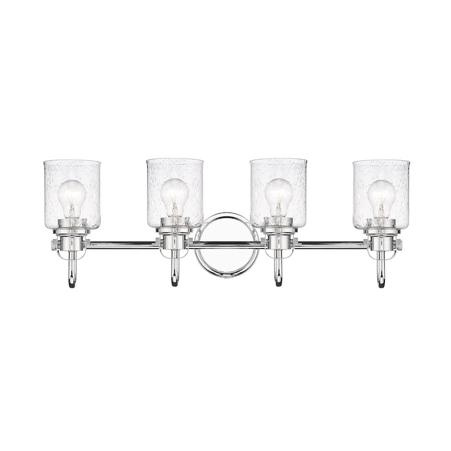 4 Light Bathroom Vanity Light, Clear