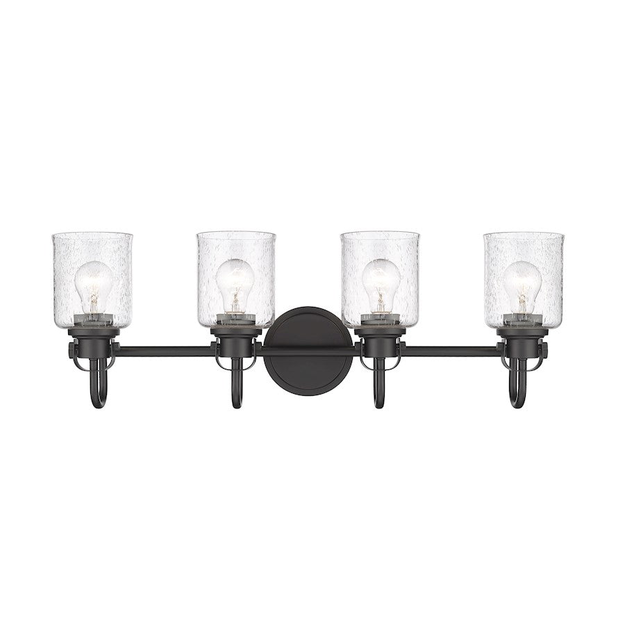 4 Light Bathroom Vanity Light, Clear