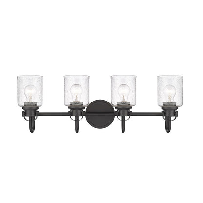 4 Light Bathroom Vanity Light, Clear