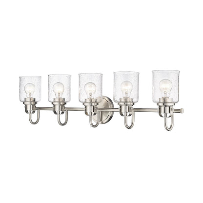 5 Light Bathroom Vanity Light, Clear