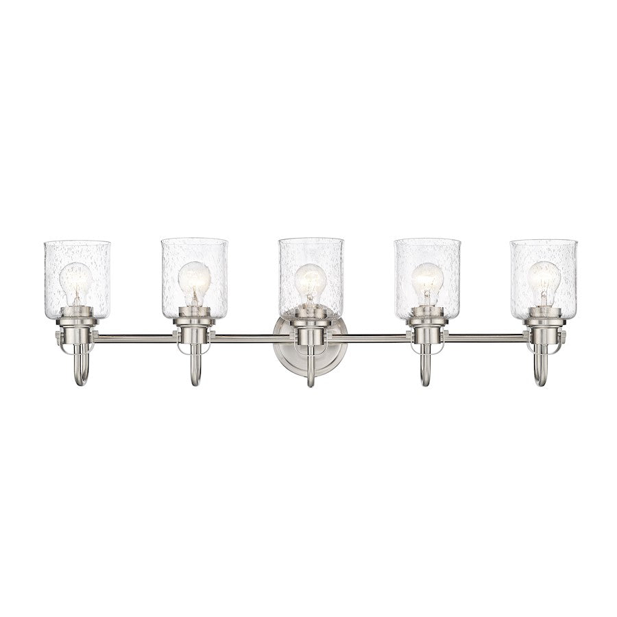 5 Light Bathroom Vanity Light, Clear