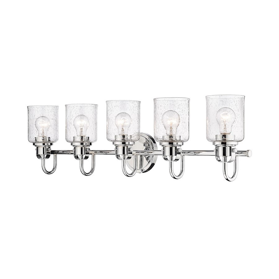 5 Light Bathroom Vanity Light, Clear