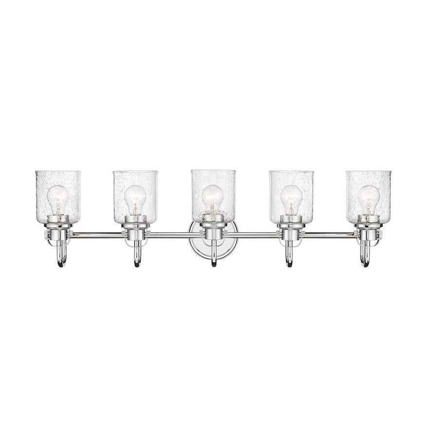 5 Light Bathroom Vanity Light, Clear