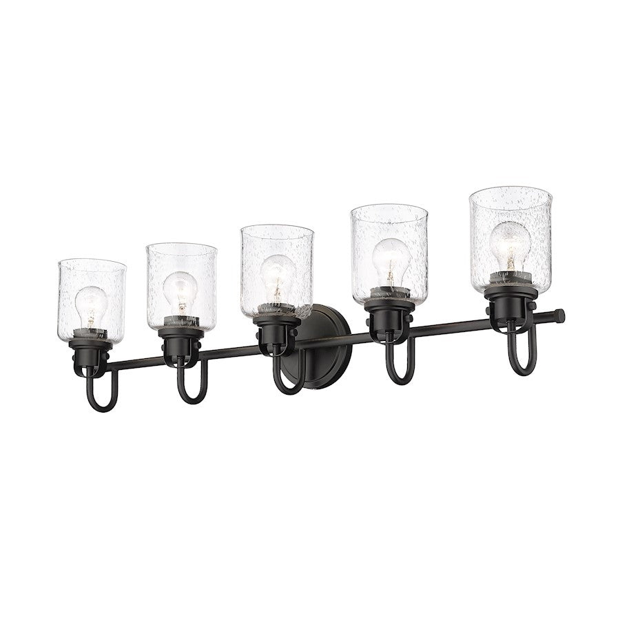 5 Light Bathroom Vanity Light, Clear