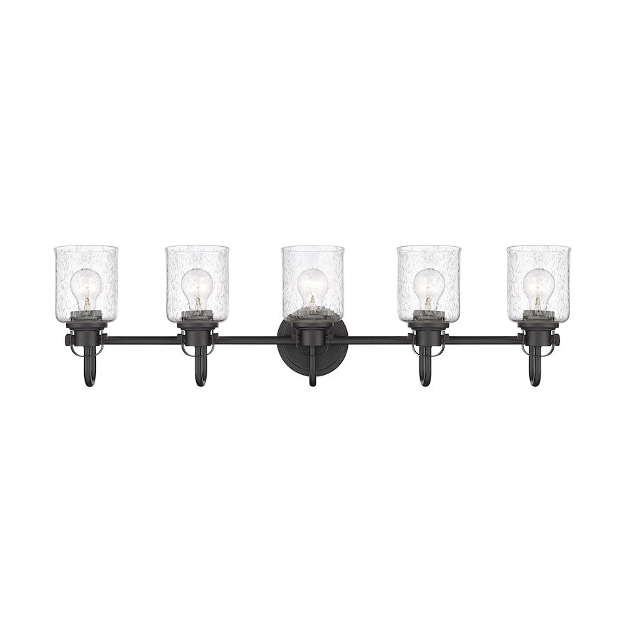 5 Light Bathroom Vanity Light, Clear