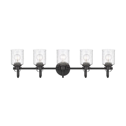 5 Light Bathroom Vanity Light, Clear