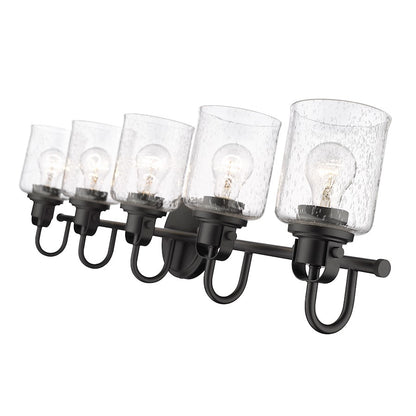 5 Light Bathroom Vanity Light, Clear