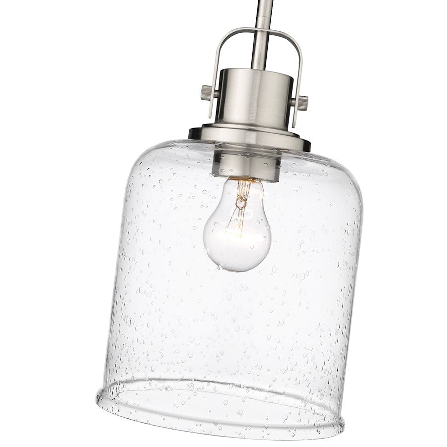 1 Light Pendant, Clear