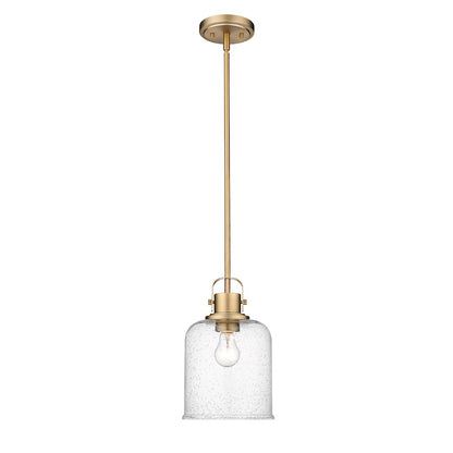 Z-Lite Kinsley 1 Light Pendant, Heirloom Gold/Clear - 340P8-HG