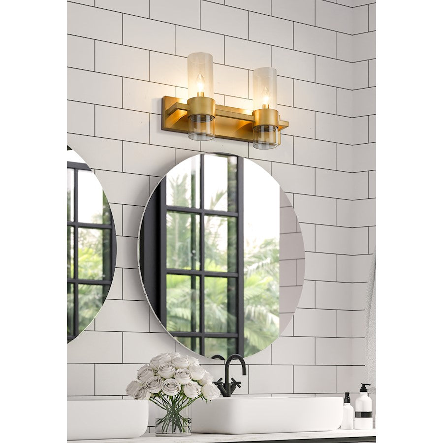 2 Light Bathroom Vanity Light