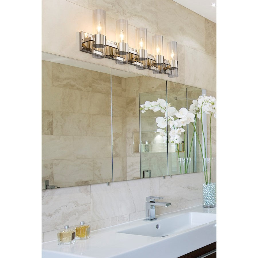 5 Light Bathroom Vanity Light