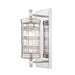 Z-Lite Archer 1 Light Wall Sconce, Polished Nickel/Clear - 344-1S-PN