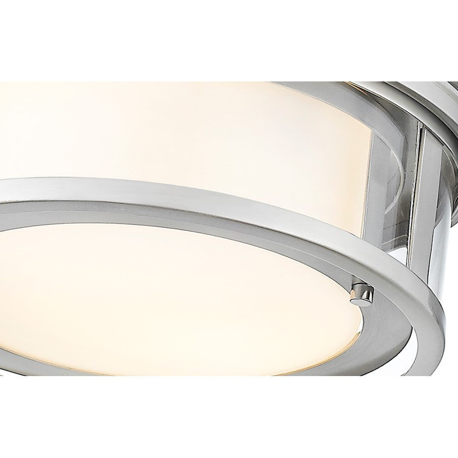 Z-Lite Willow 3 Light 6" Flush