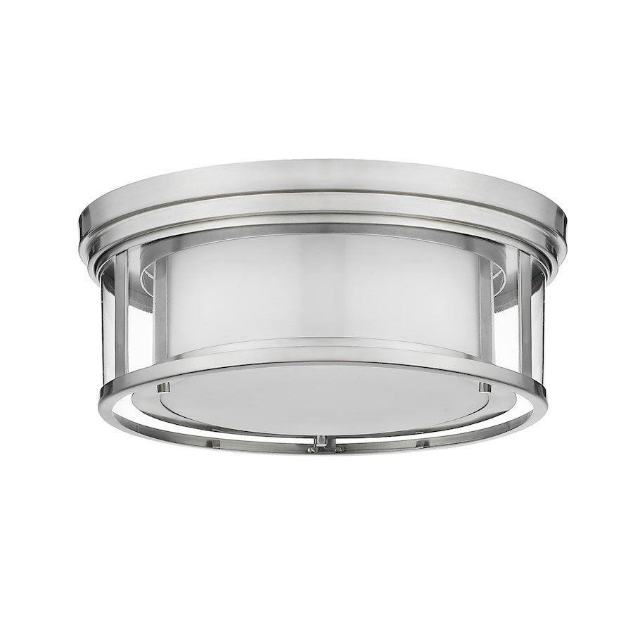 Z-Lite Willow 3 Light 6" Flush