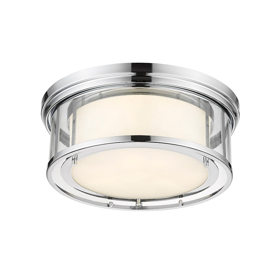 Z-Lite Willow 3 Light 6" Flush