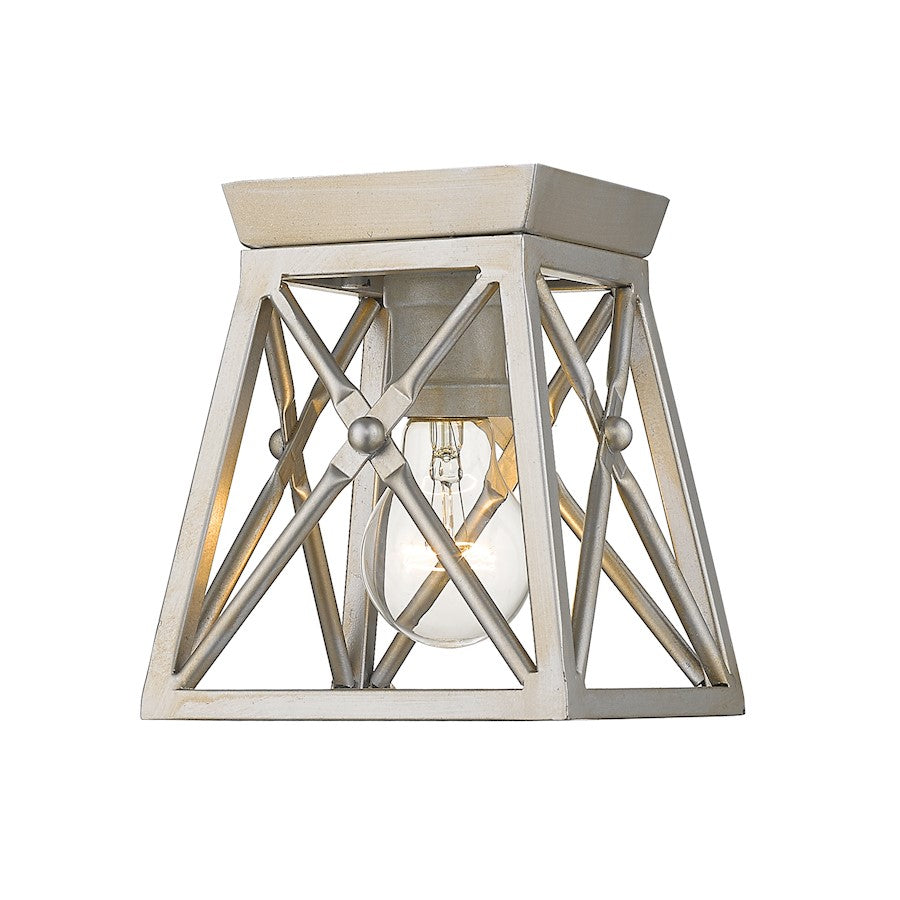 Z-Lite Trestle 1 Light Flush Mount