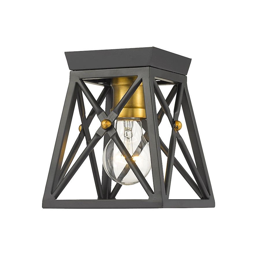 Z-Lite Trestle 1 Light Flush Mount