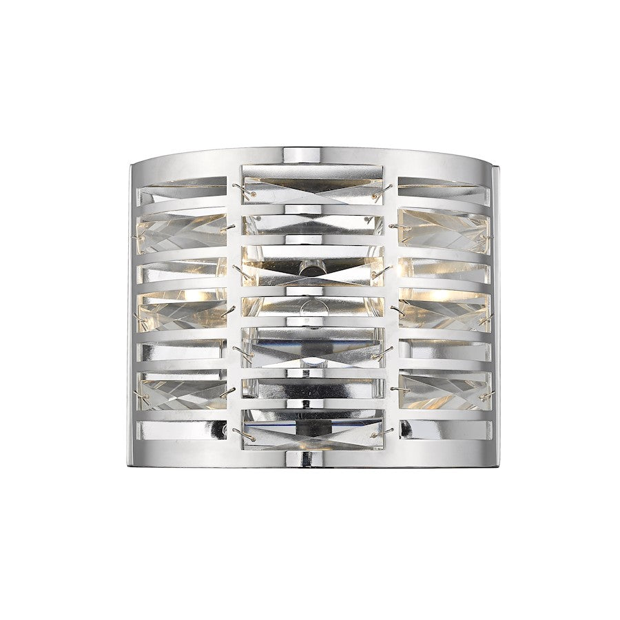 Z-Lite Cronise 2 Light 9.75" Wall Sconce, Chrome - 469-2S-CH