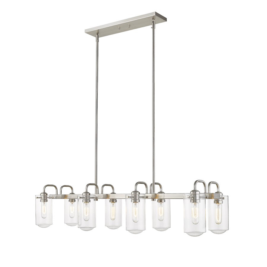 Z-Lite 8 Light Delaney 13" Island/Billiard, Brushed Nickel - 471-8L-BN