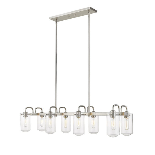 Z-Lite 8 Light Delaney 13" Island/Billiard, Brushed Nickel - 471-8L-BN