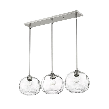 Z-Lite Chloe 3 Light 10" Island/Billiard, Clear