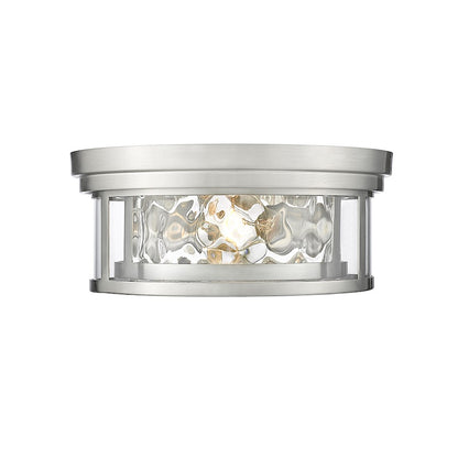 Z-Lite Clarion Flush Mount, Clear