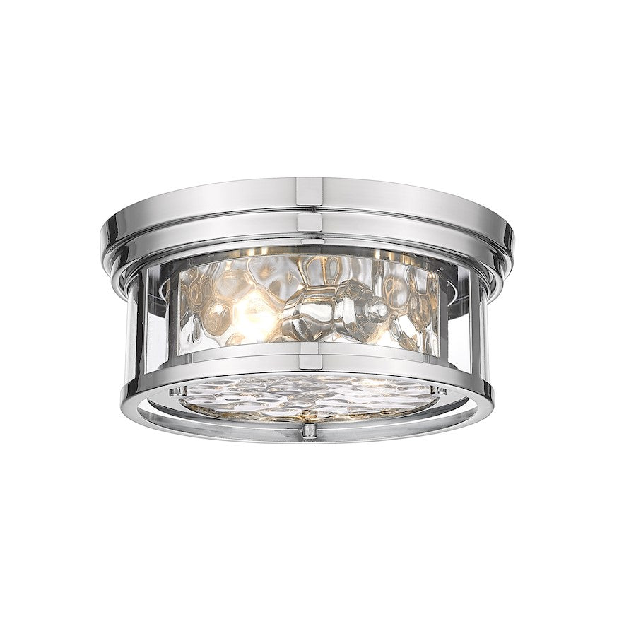 Z-Lite Clarion Flush Mount, Clear