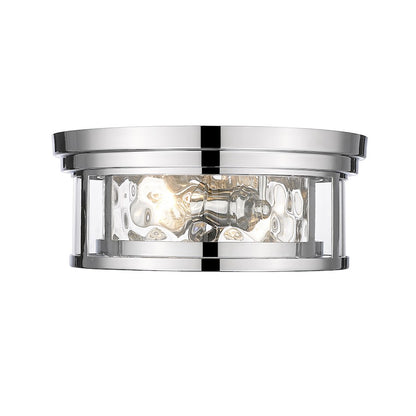 Z-Lite Clarion Flush Mount, Clear