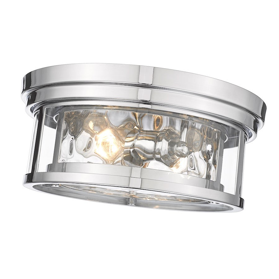 Z-Lite Clarion Flush Mount, Clear