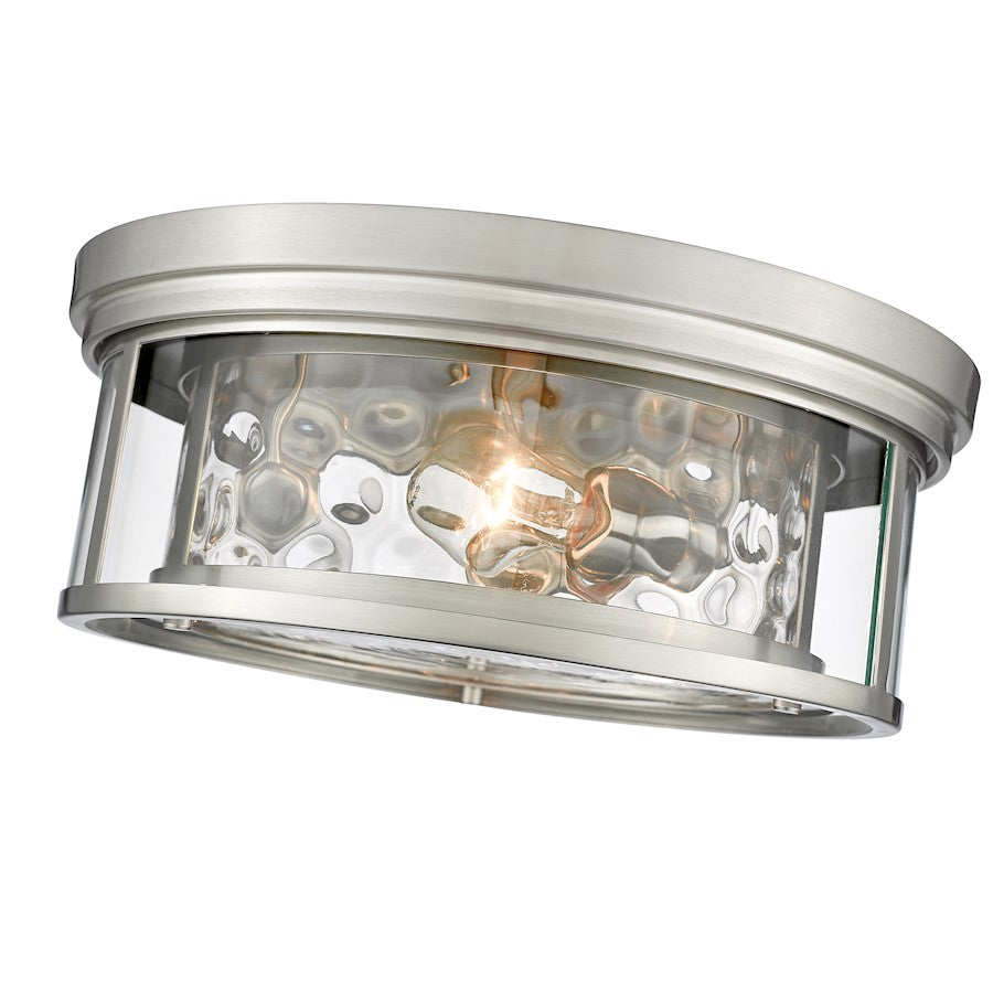 Z-Lite Clarion Flush Mount, Clear