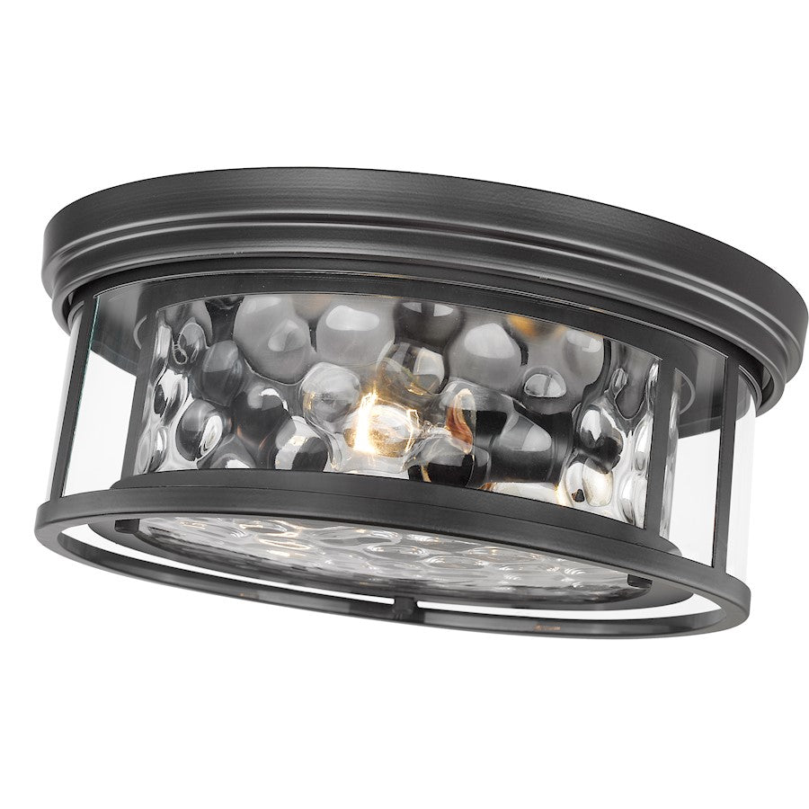 Z-Lite Clarion Flush Mount, Clear