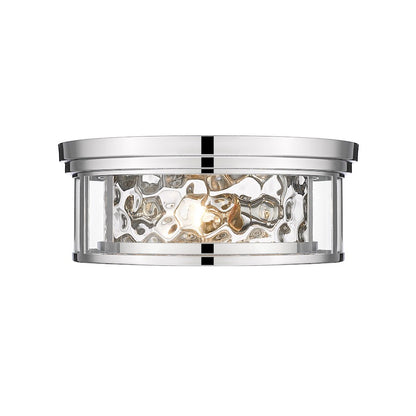 Z-Lite Clarion Flush Mount, Clear