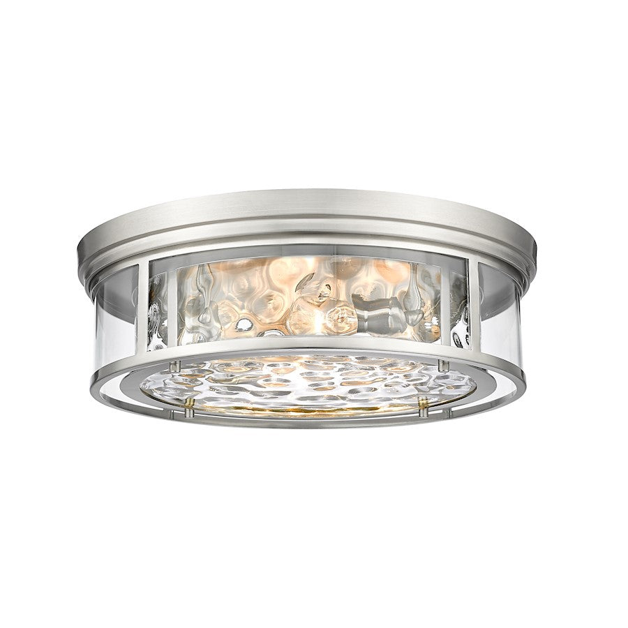 Z-Lite Clarion Flush Mount, Clear