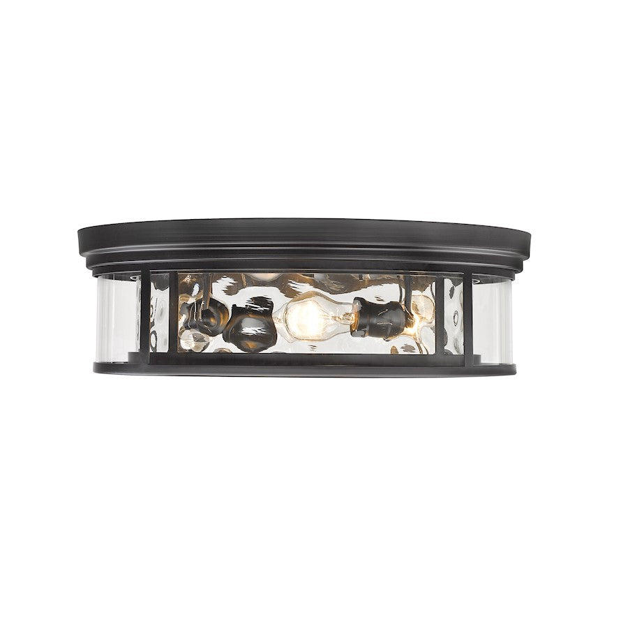 Z-Lite Clarion Flush Mount, Clear