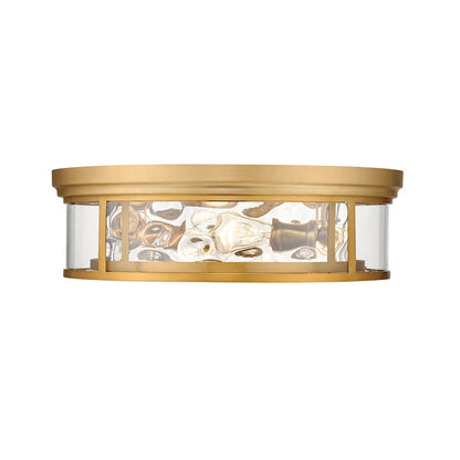 Z-Lite Clarion Flush Mount, Clear